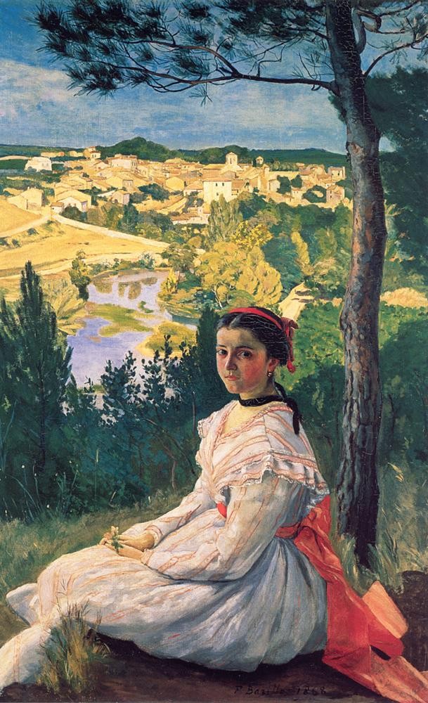 Frederic Bazille View of the Village